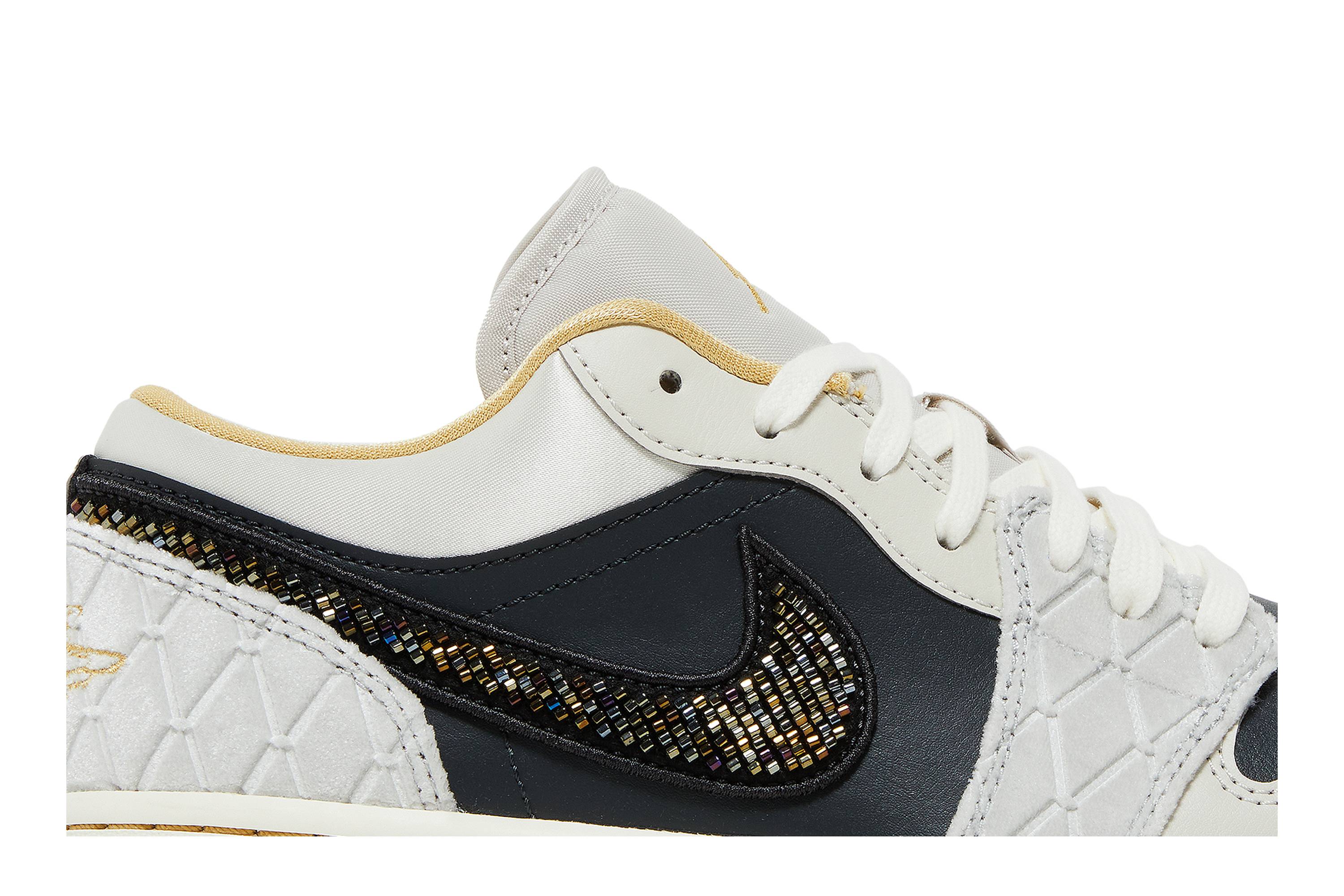 Air Jordan 1 Low ‚Beaded Swoosh‘ DV1762-001