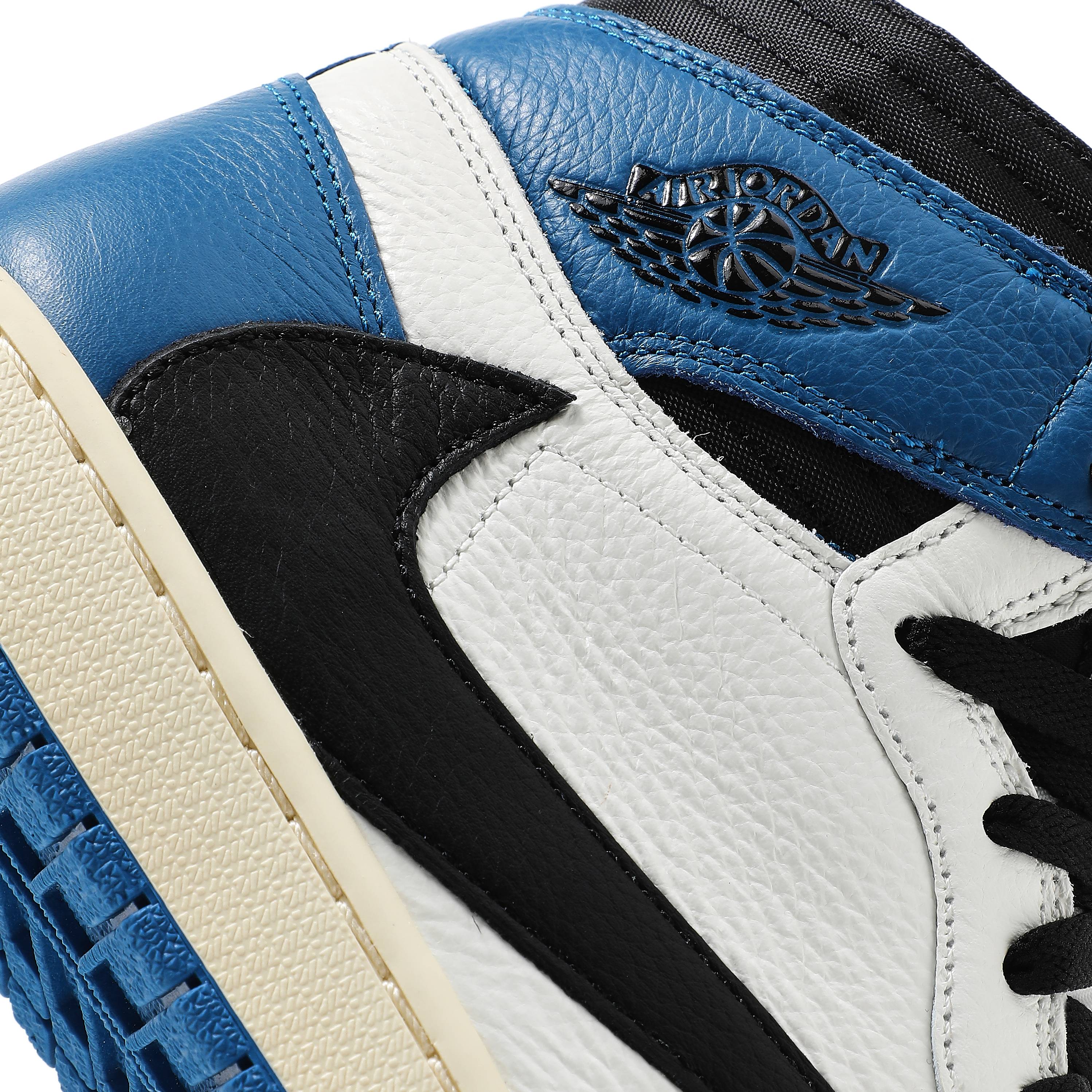 Fragment Design x Travis Scott x Air Jordan 1 Retro High ‚Military Blue‘ DH3227-105