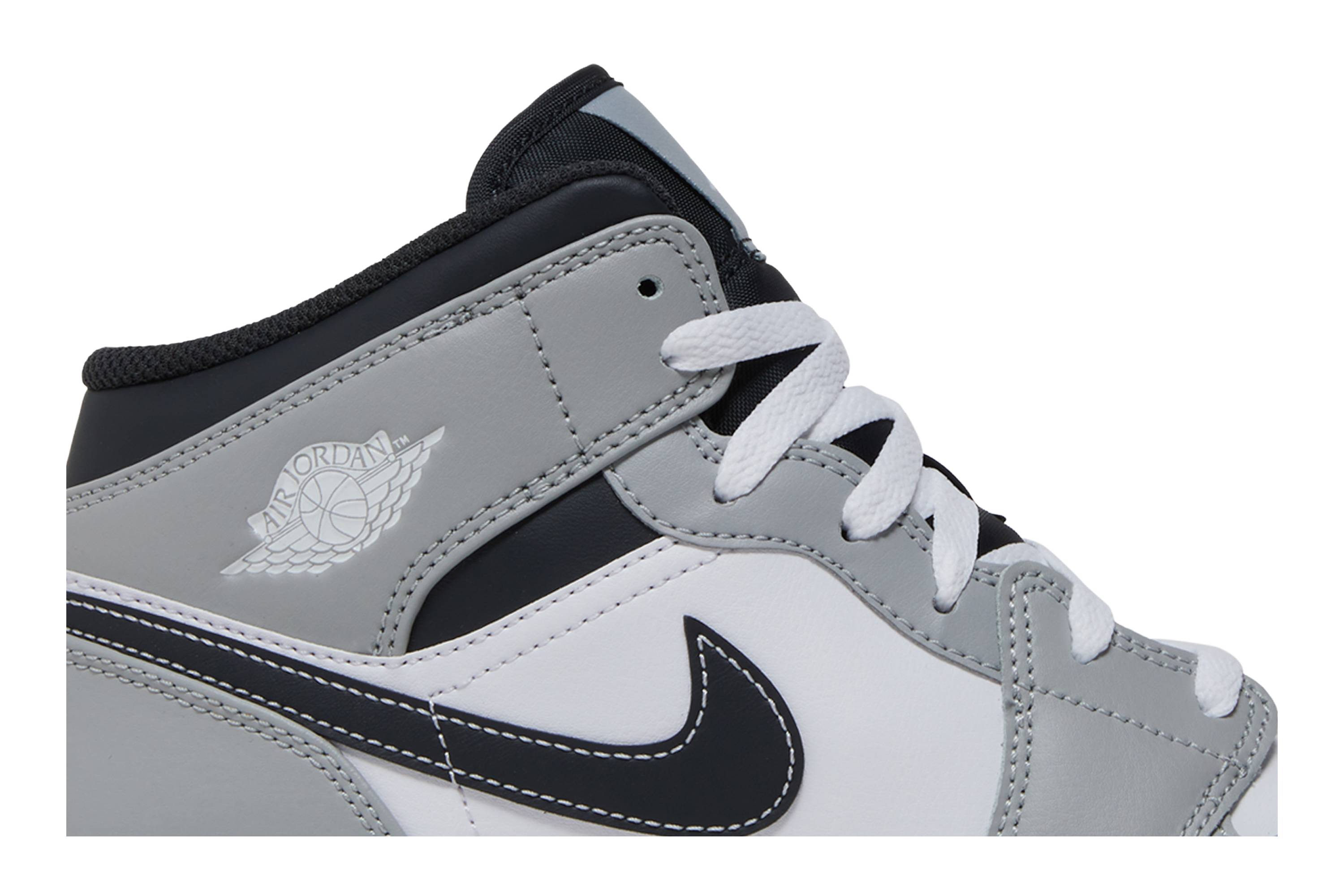 (Grade School) Air Jordan 1 Mid ‚Greyscale‘ 554725-078