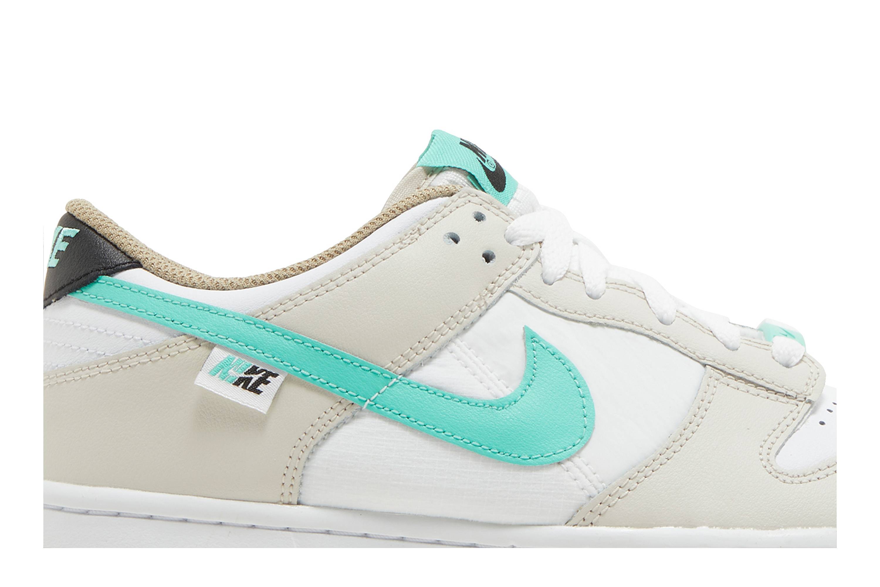 (Grade School) Nike Dunk Low ‚Split Seam White Tan Mint‘ DX6063-131