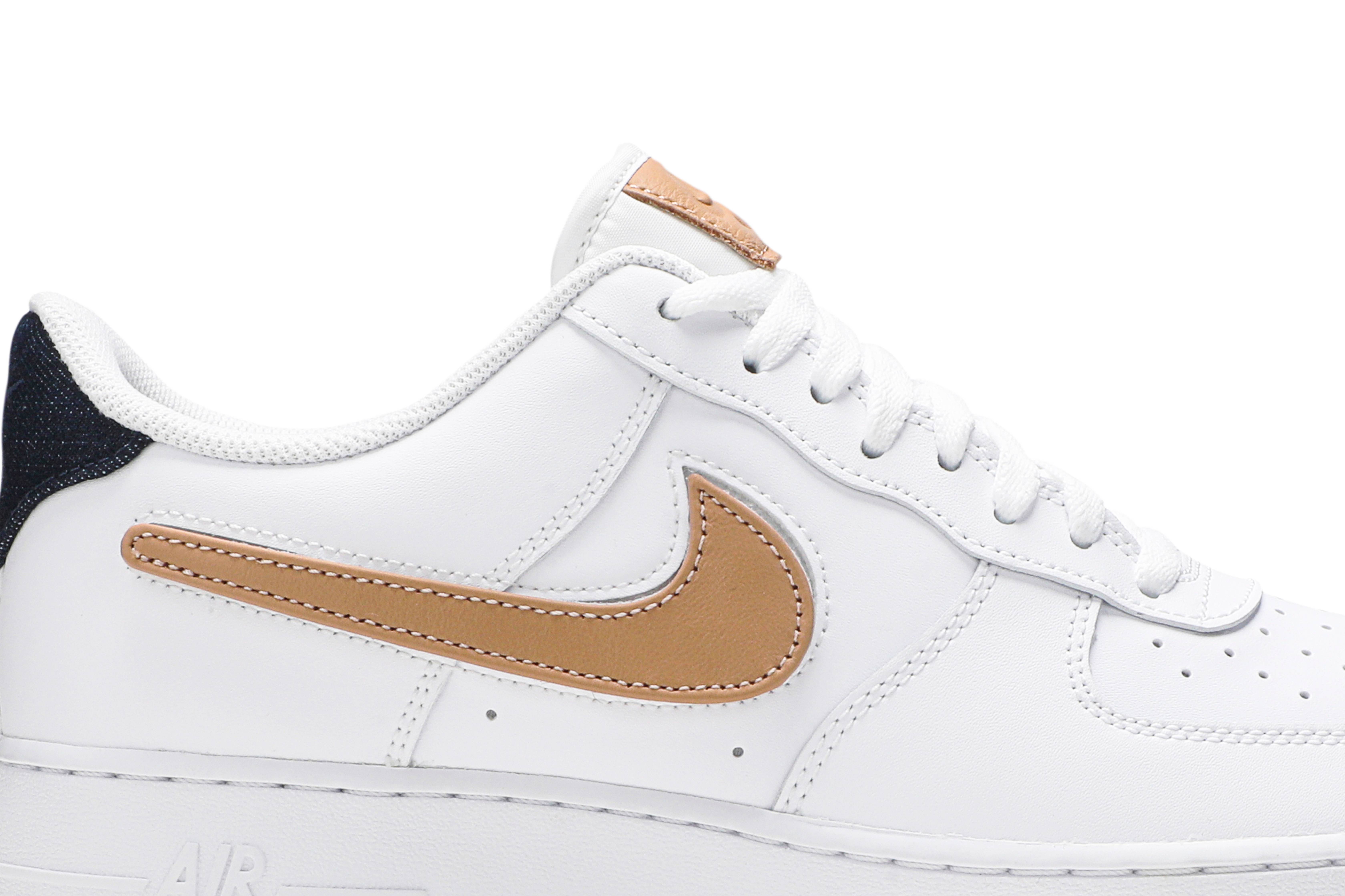 Nike Air Force 1 Low ’07 LV8 ‚Removable Swoosh – White Vachetta Tan‘ CT2253-100