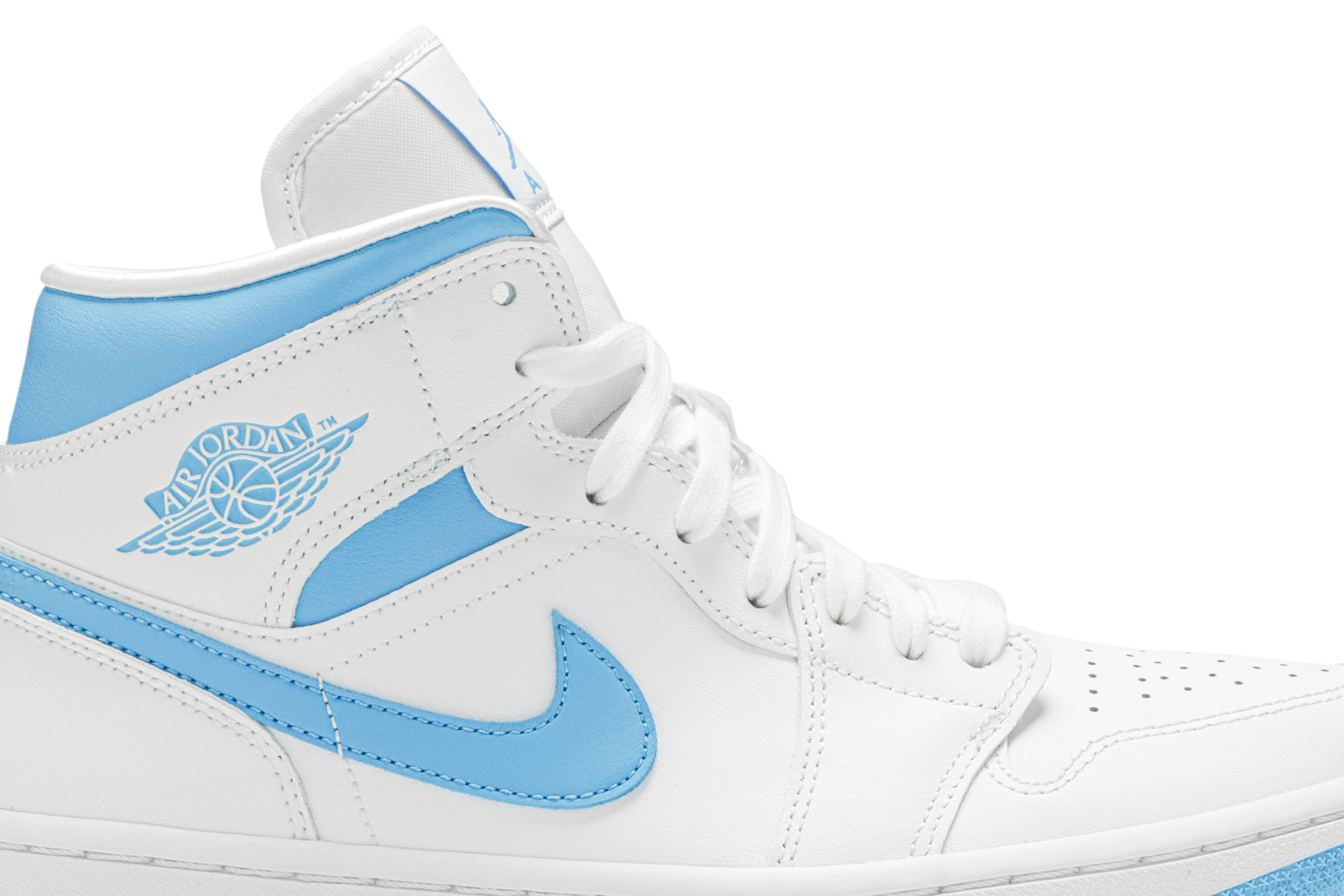 (Women) Air Jordan 1 Mid ‚UNC‘ BQ6472-114