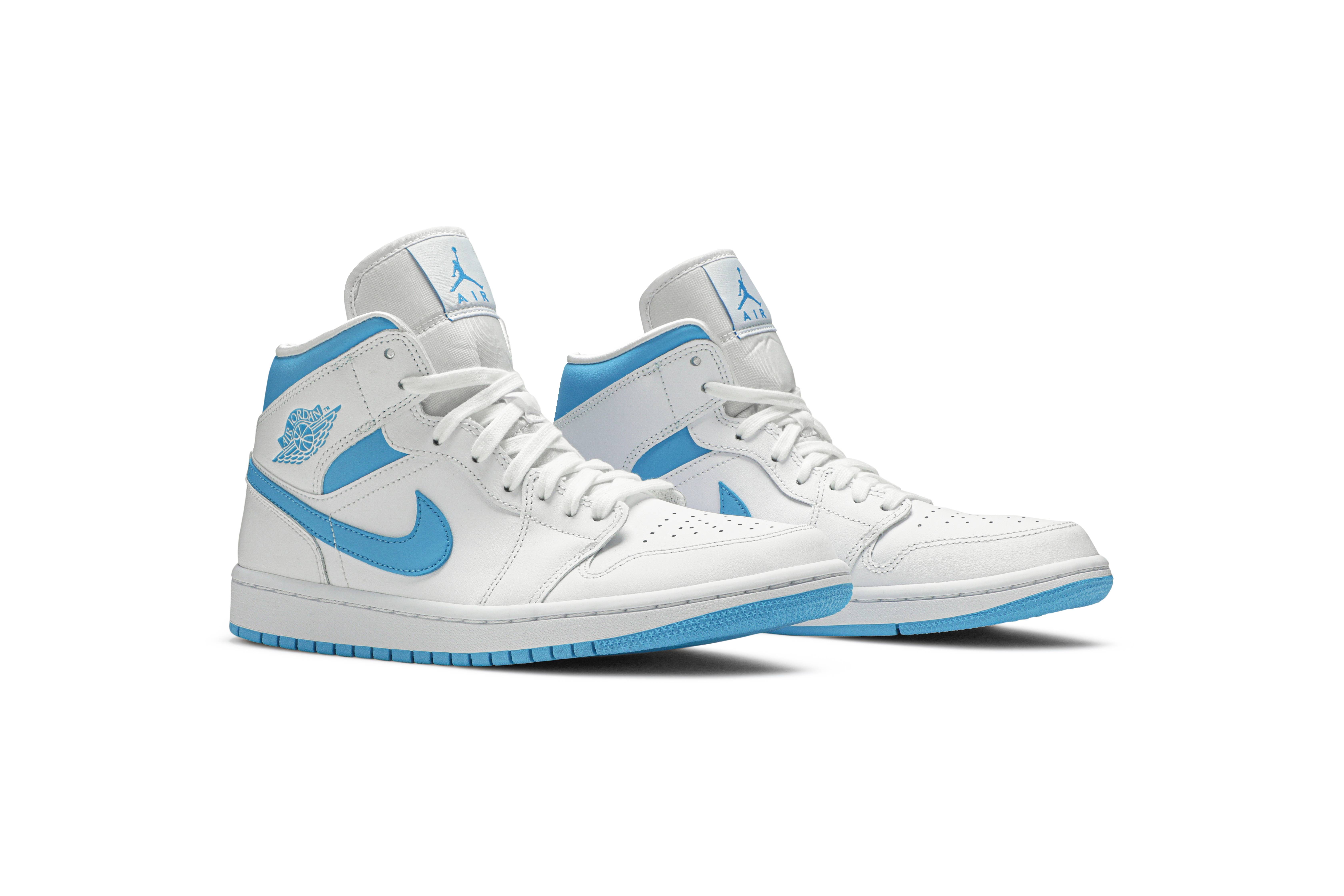 (Women) Air Jordan 1 Mid ‚UNC‘ BQ6472-114